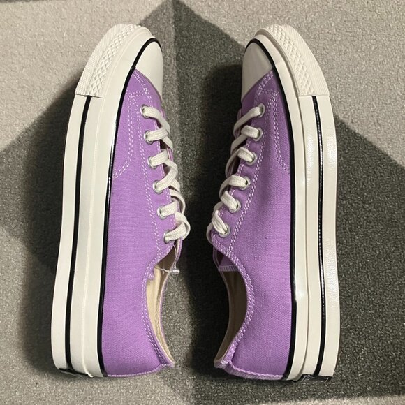 ⭐️NEW⭐️Converse Chuck 70 OX Purple/Ivory Men's Size 8/Women's Size 10 - Picture 5 of 12